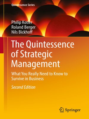 cover image of The Quintessence of Strategic Management
